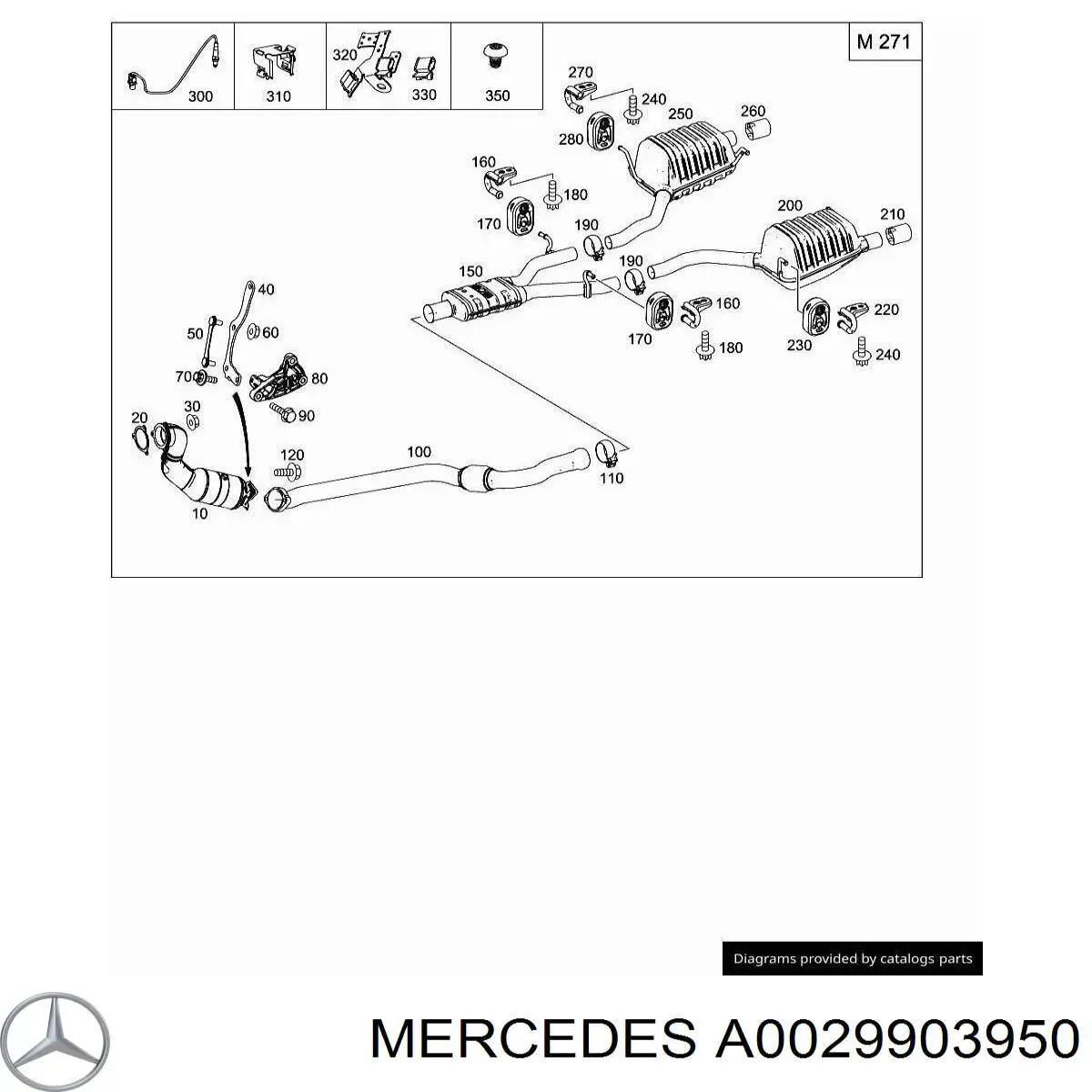 A0029903950 Mercedes 
