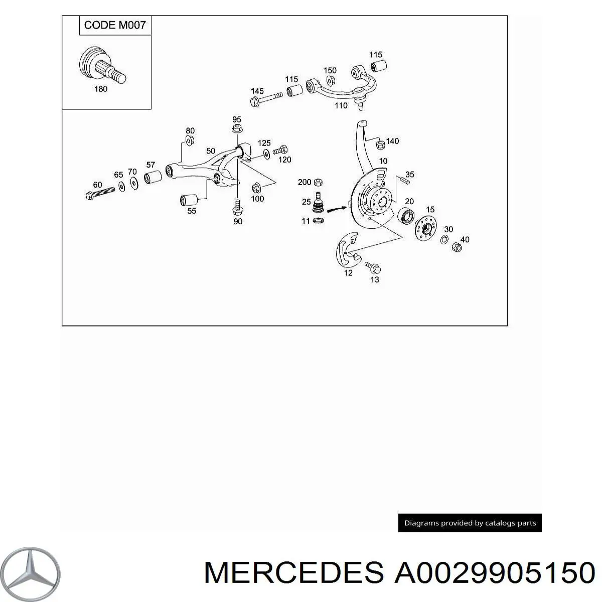 A0029905150 Mercedes 