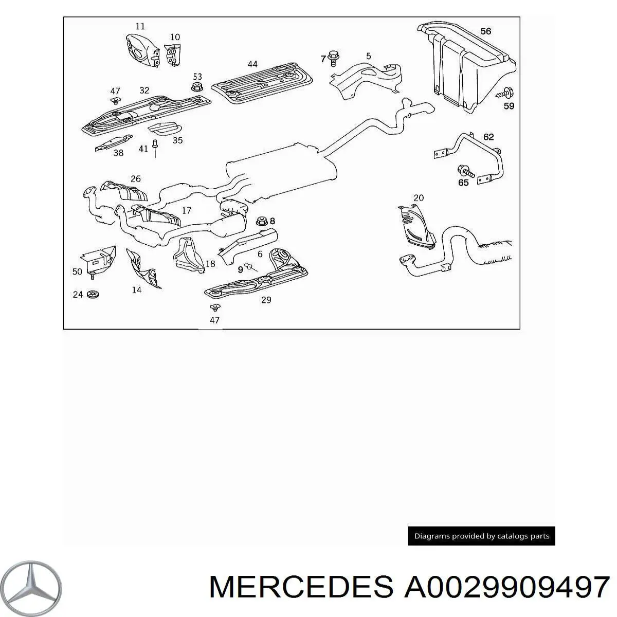 A0039900097 Mercedes 