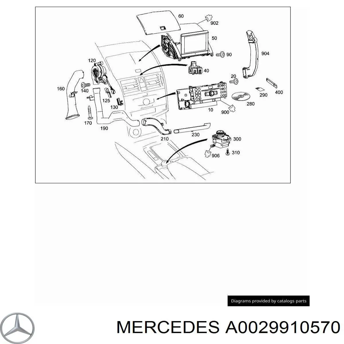 A0029910570 Mercedes 