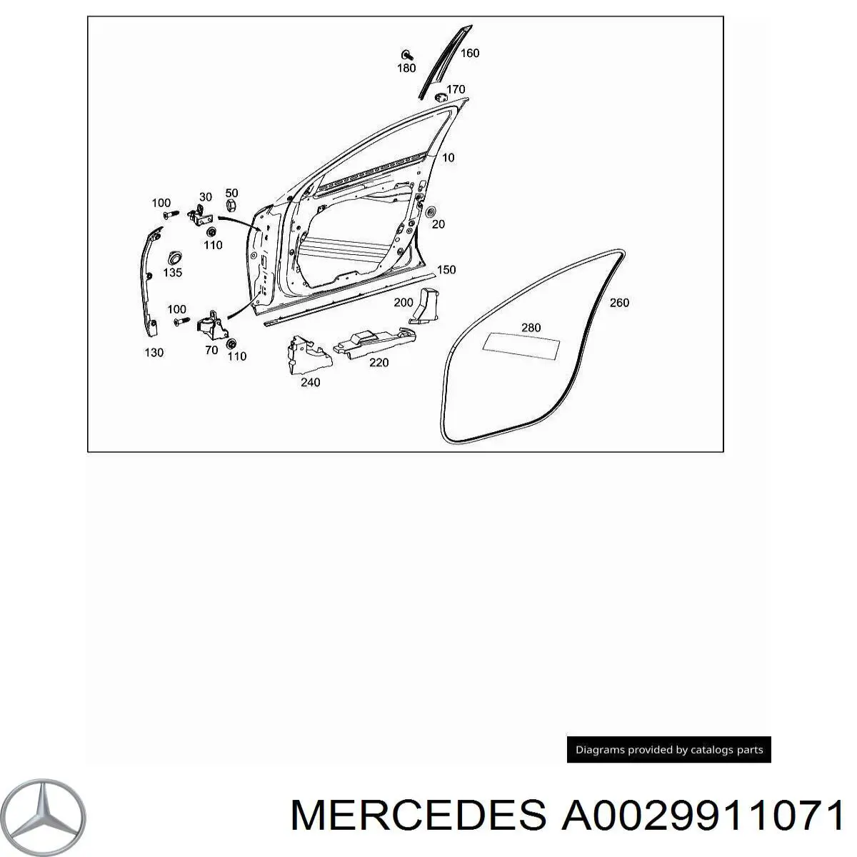 A0029911071 Mercedes 