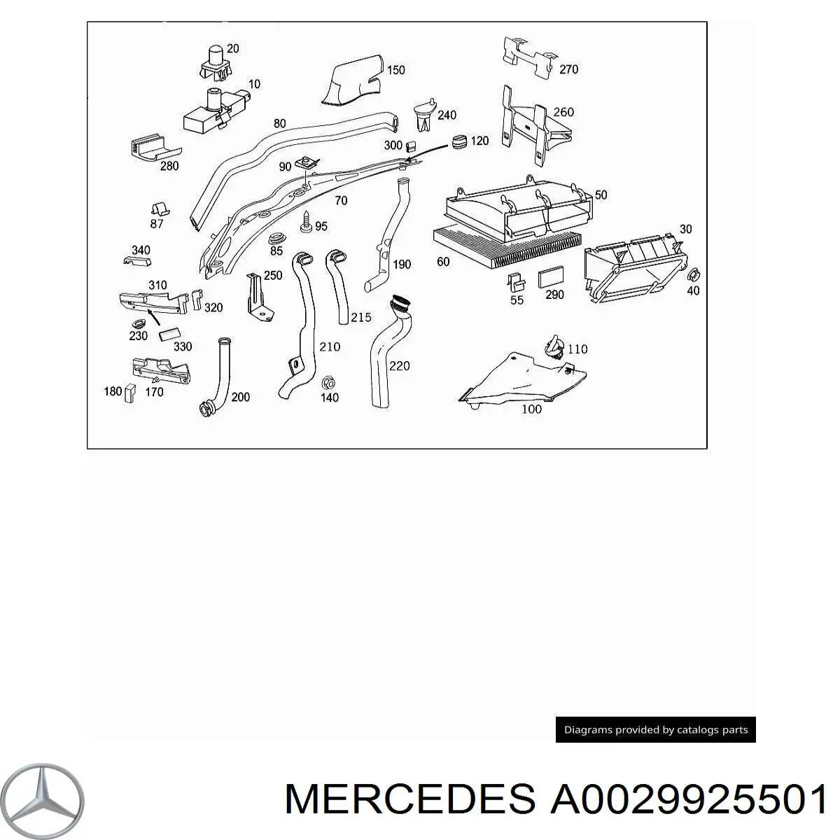  Mercedes A0029925501 preço, a partir de 5,13 USD
