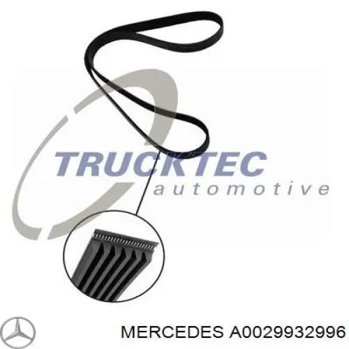 A0029932996 Mercedes Correia dos conjuntos de transmissão