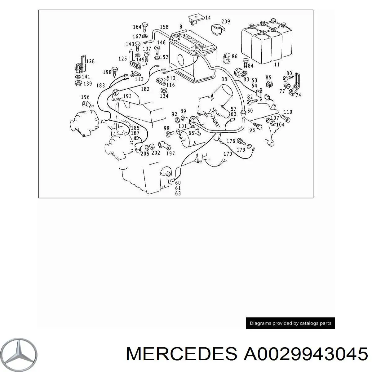 A0039906351 Mercedes 