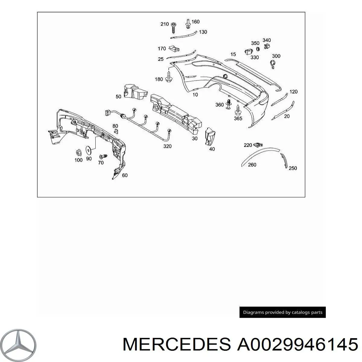  Mercedes A0029946145 preço, a partir de 4,53 USD