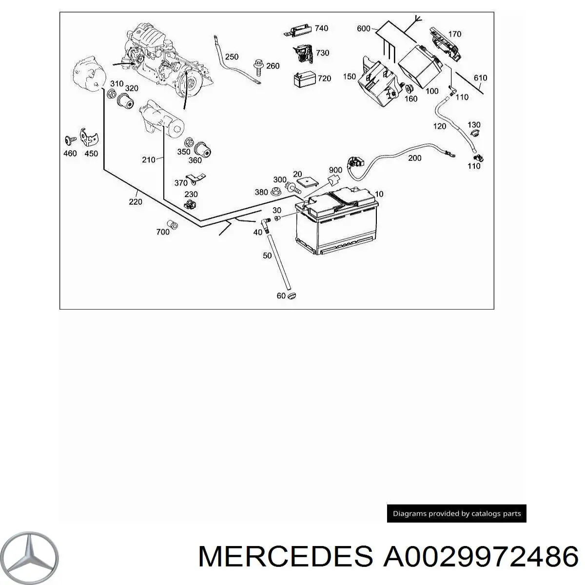 A0029972486 Mercedes 
