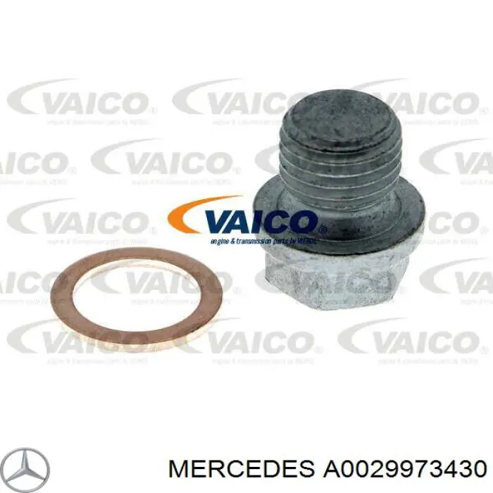 Tampão de panela de motor Mercedes A0029973430 preço, a partir de 1,58 USD
