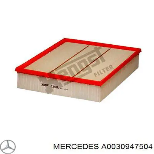 Compre A0030947504 Mercedes Filtro de ar