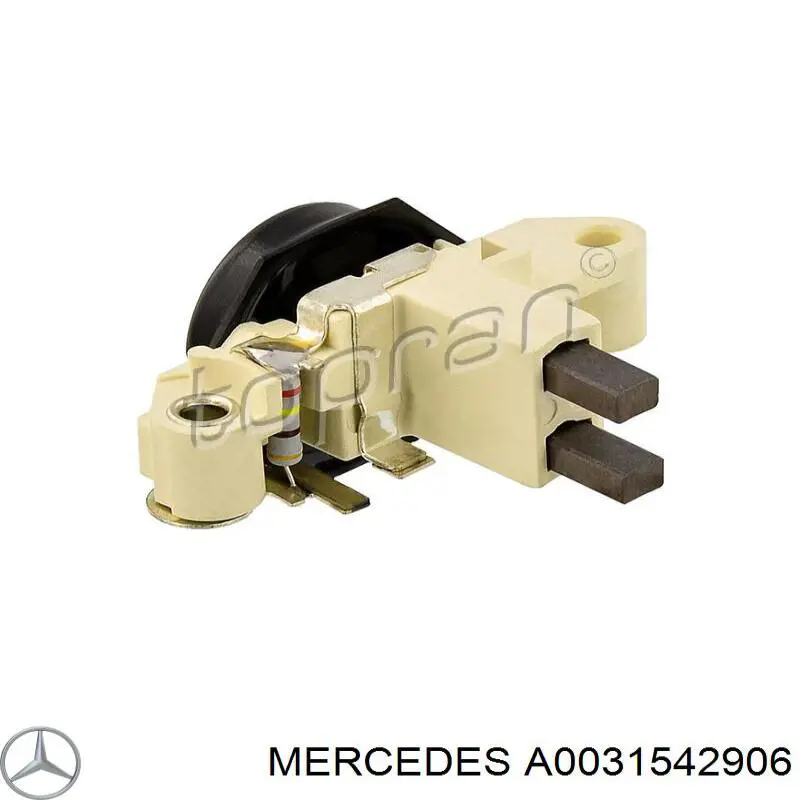 Compre A0031542906 Mercedes Relê-regulador do gerador (relê de carregamento)