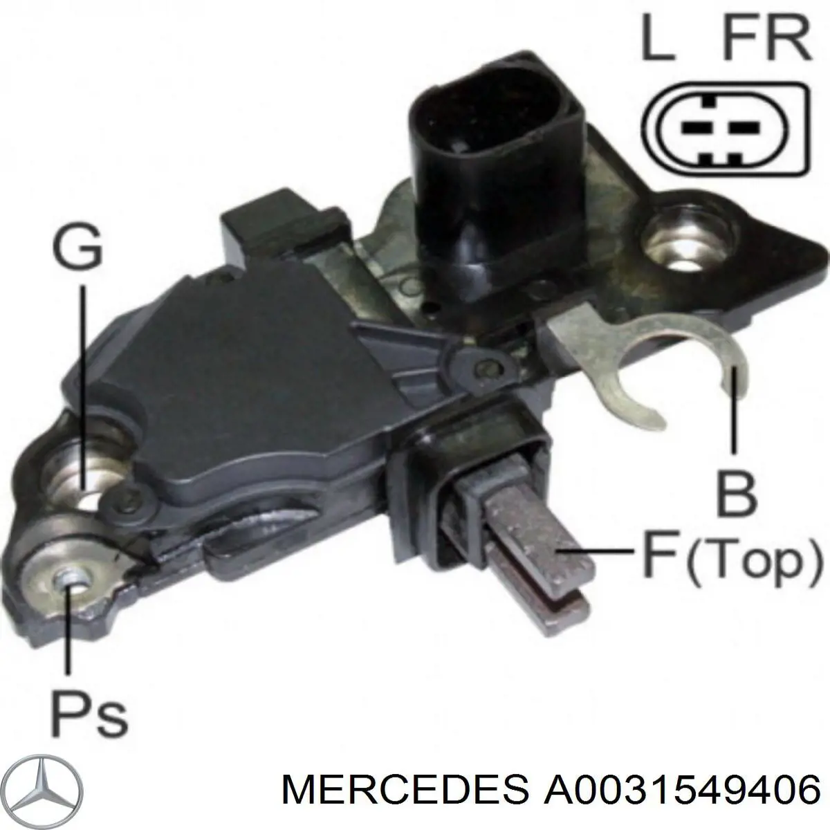 A0031549406 Mercedes Relê-regulador do gerador (relê de carregamento)