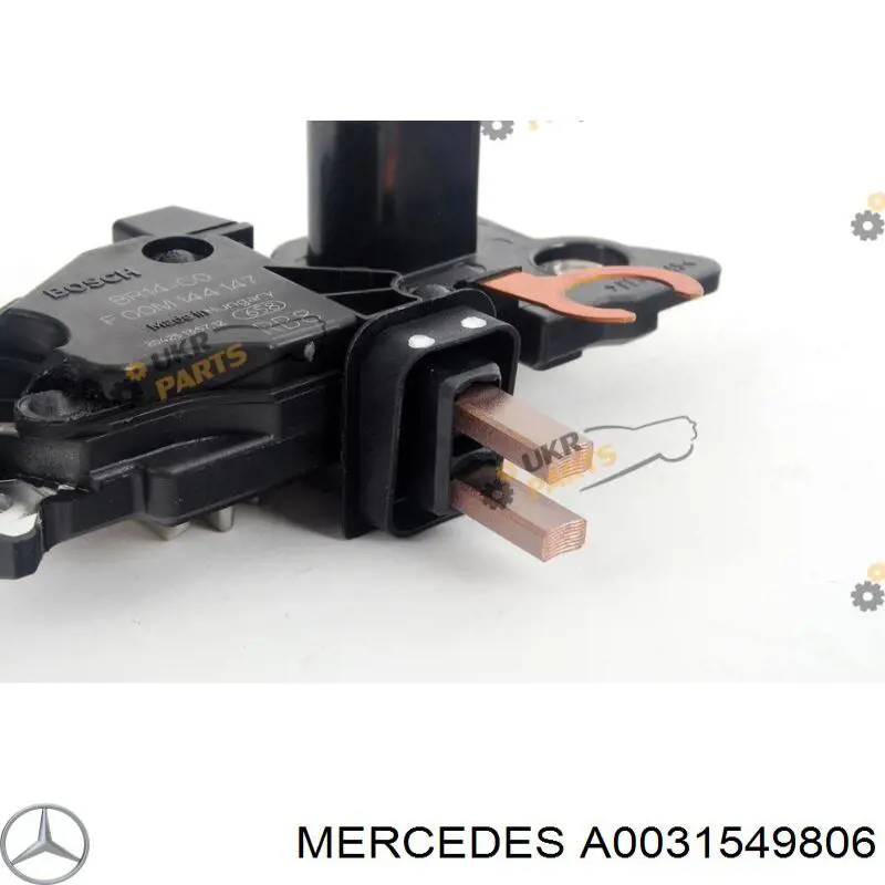 Compre A0031549806 Mercedes Relê-regulador do gerador (relê de carregamento)