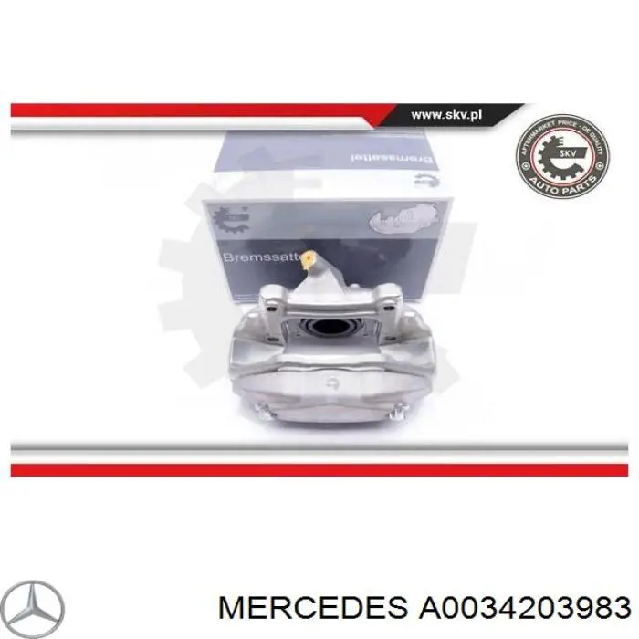 Compre A0034203983 Mercedes Suporte do freio dianteiro direito