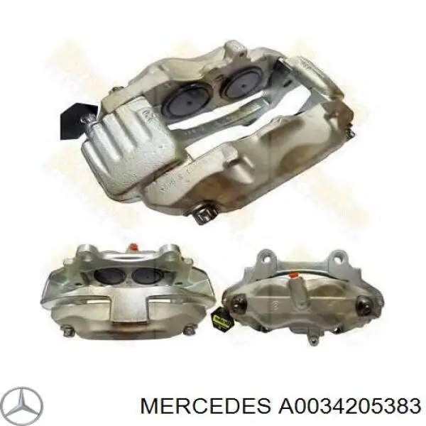 A0034205383 Mercedes Suporte do freio dianteiro esquerdo