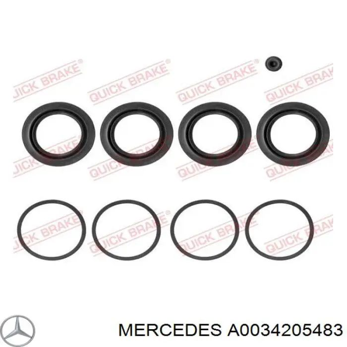 Suporte do freio dianteiro direito Mercedes A0034205483 preço, a partir de 252,60 USD