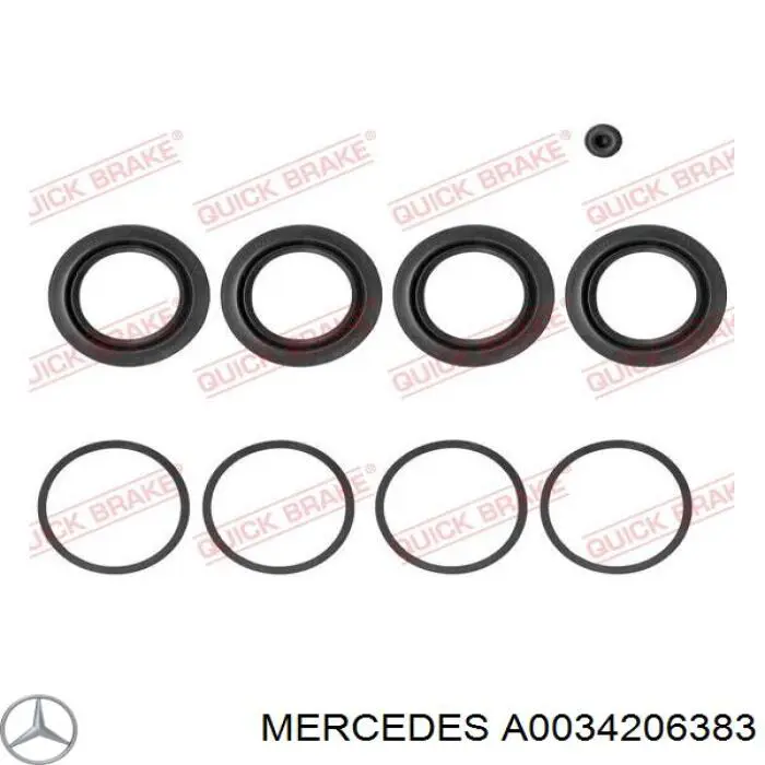 A0034206383 Mercedes Suporte do freio dianteiro esquerdo