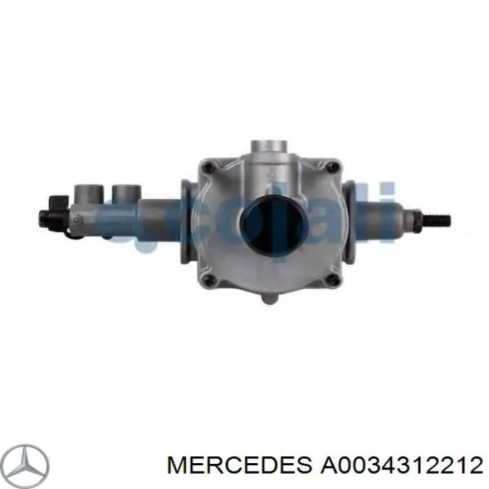 Compre 0034312212 Mercedes Regulador de pressão dos freios (regulador das forças de frenagem)