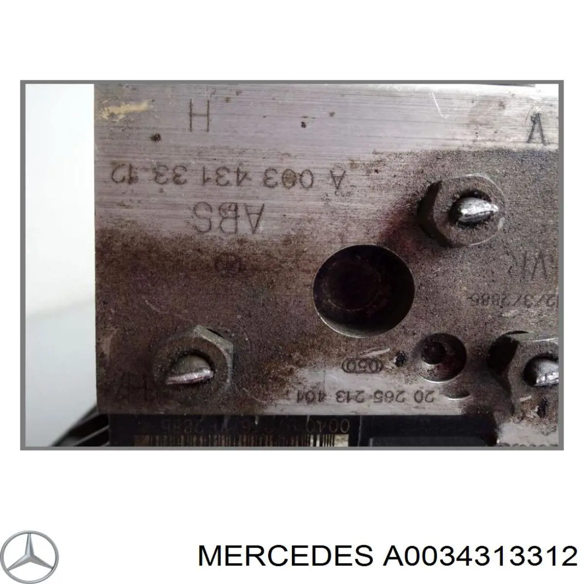 Unidade hidráulico de controlo ABS Mercedes A0034313412 preço, a partir de 153,20 USD