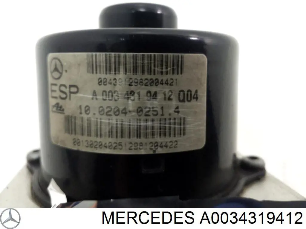 Compre A0034319412 VAG Unidade hidráulico de controlo ABS