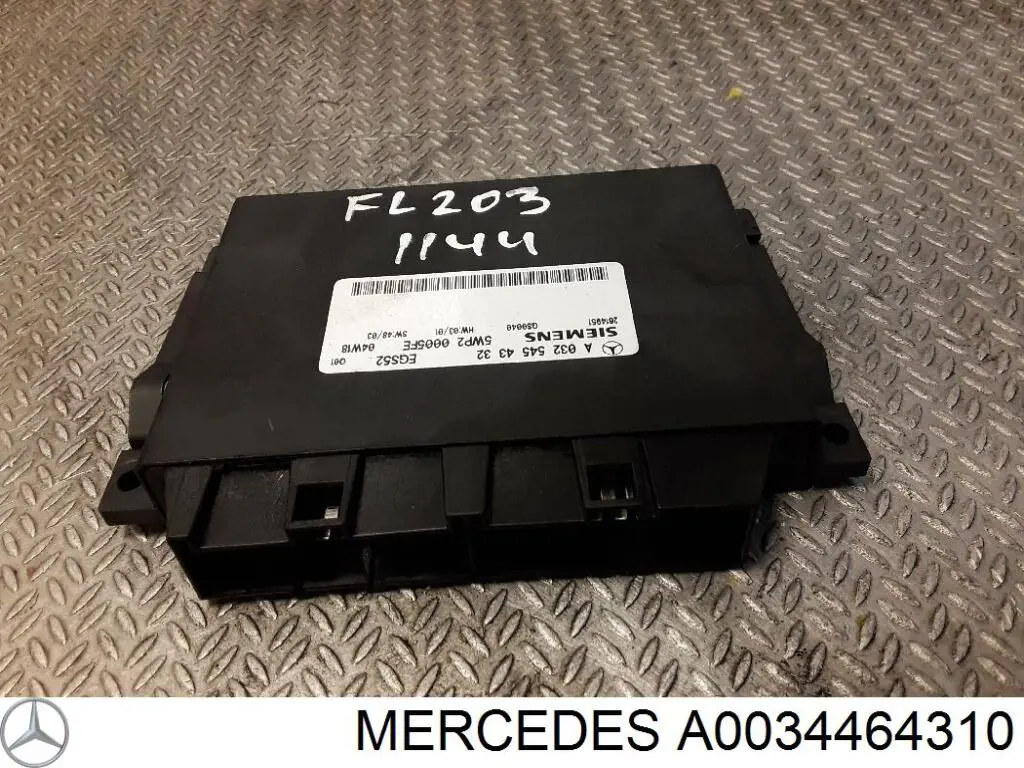 A0034464310 Mercedes Módulo de direção (Centralina eletrônica) da Caixa Automática de Mudança eletrônica