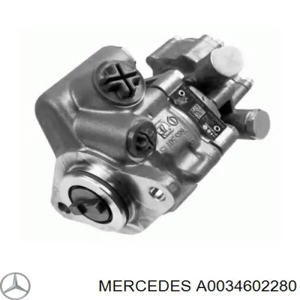 Bomba da Direção hidrâulica assistida A0034602280 Mercedes