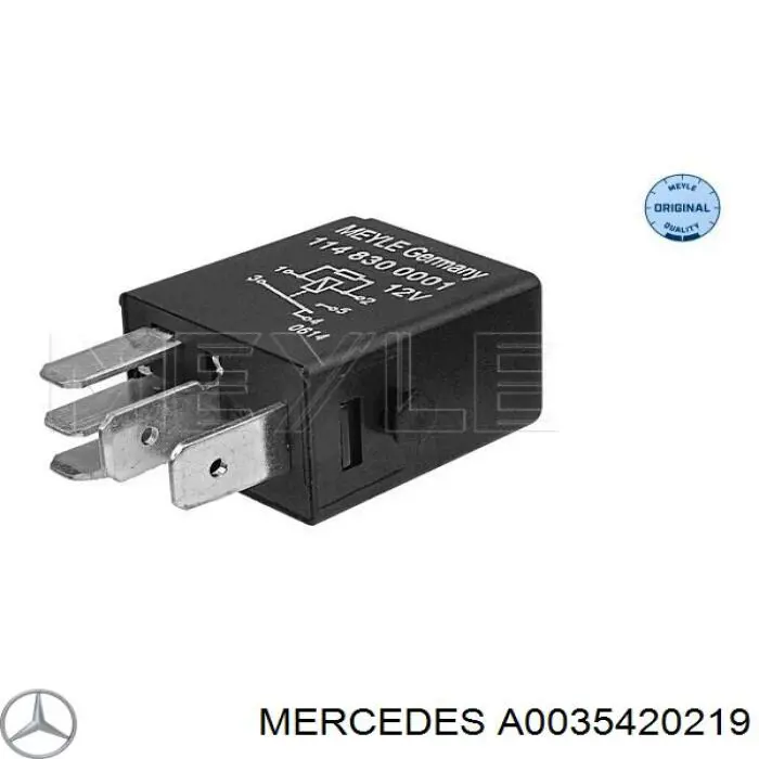 A0035420219 Mercedes Relê elétrico multifuncional