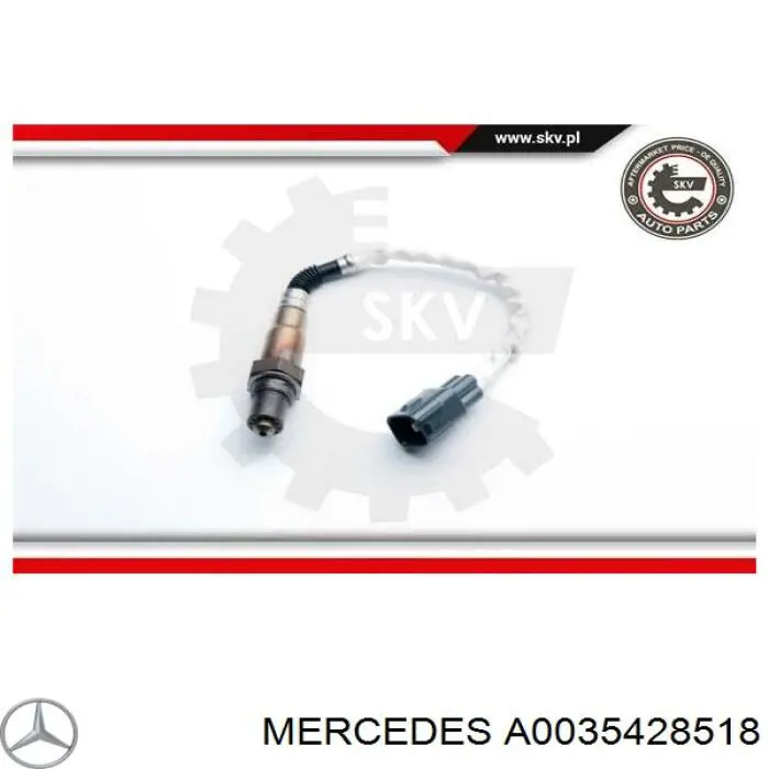 Sonda lambda, sensor de oxigênio Mercedes A0035428518 preço, a partir de 125,99 USD