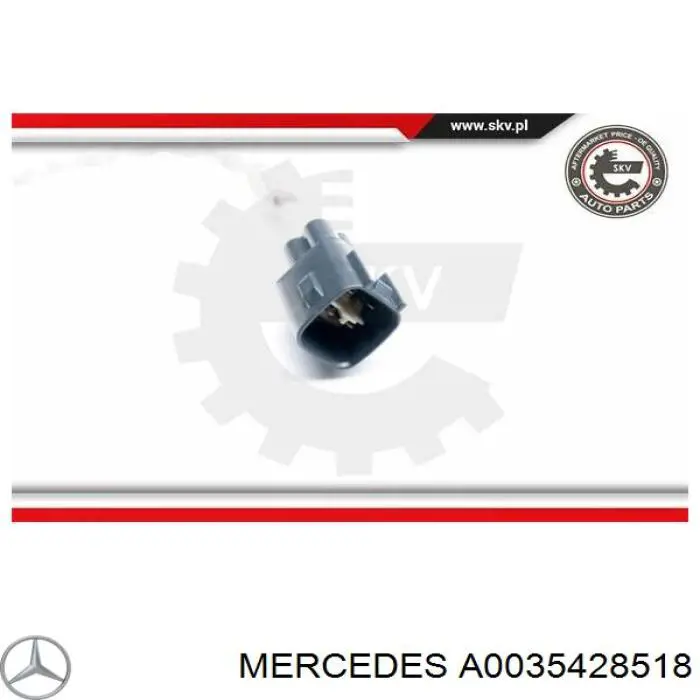 Compre A0035428518 Mercedes Sonda lambda, sensor de oxigênio