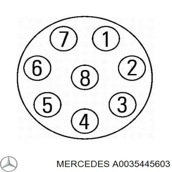 Compre A0035445603 Mercedes Lanterna traseira esquerda