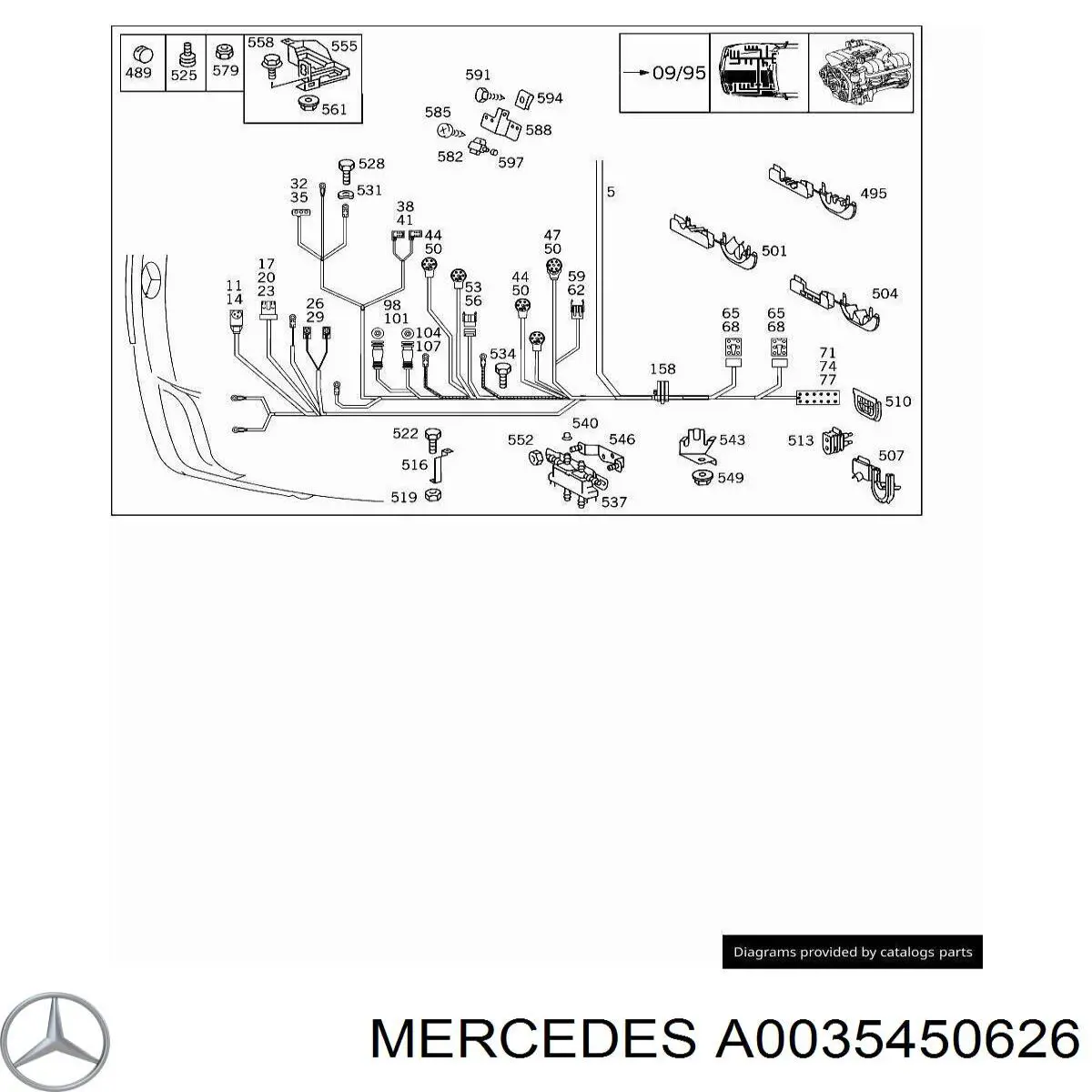 A0035450626 Mercedes 