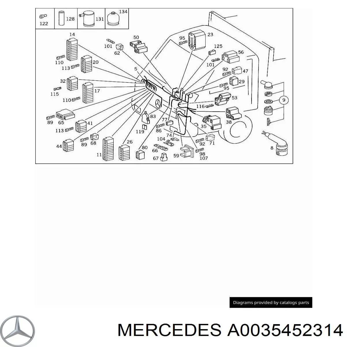 Relê das velas de incandescência Mercedes A0035452314 preço, a partir de 62,65 USD