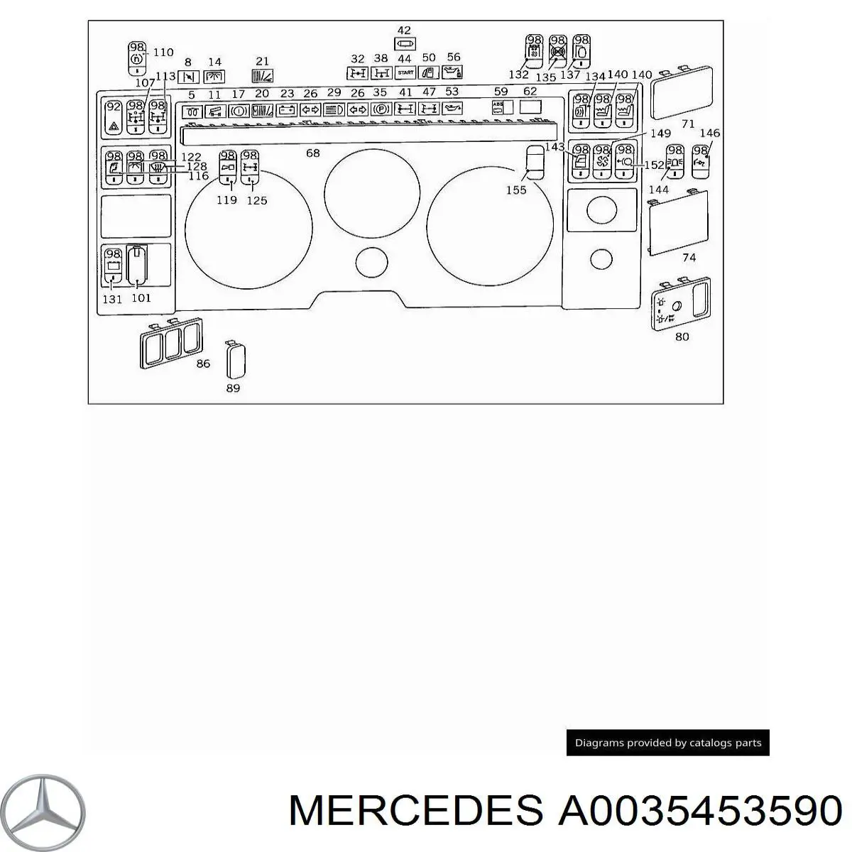 A0005453890 Mercedes 