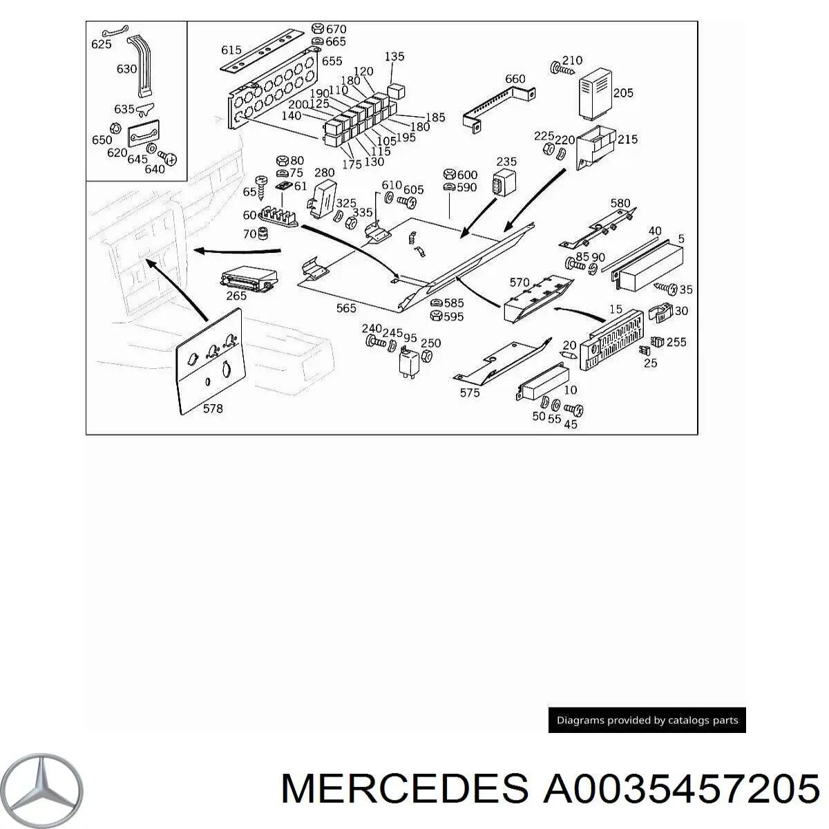 A0035457205 Mercedes 