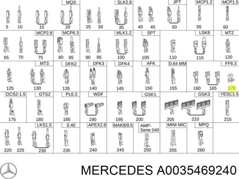 A0035469240 Mercedes 