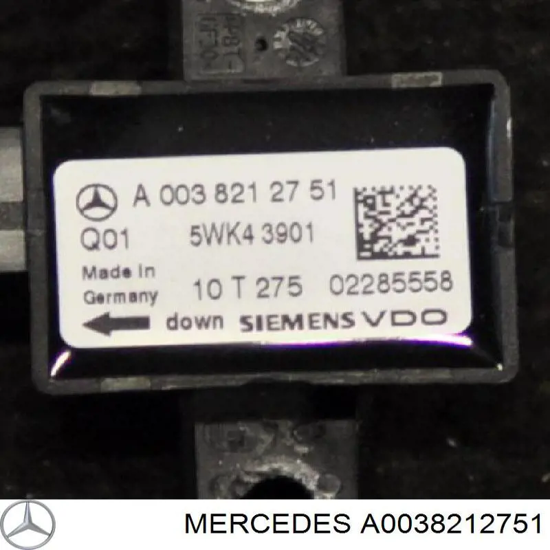 Sensor AIRBAG dianteiro Mercedes A0038212751 preço, a partir de 47,67 USD