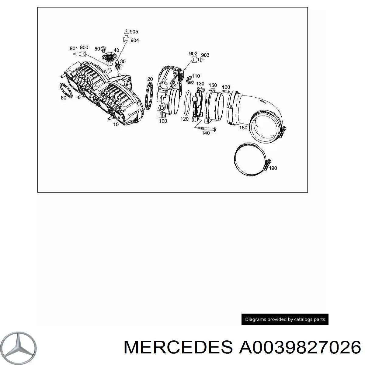A0039827026 Mercedes 