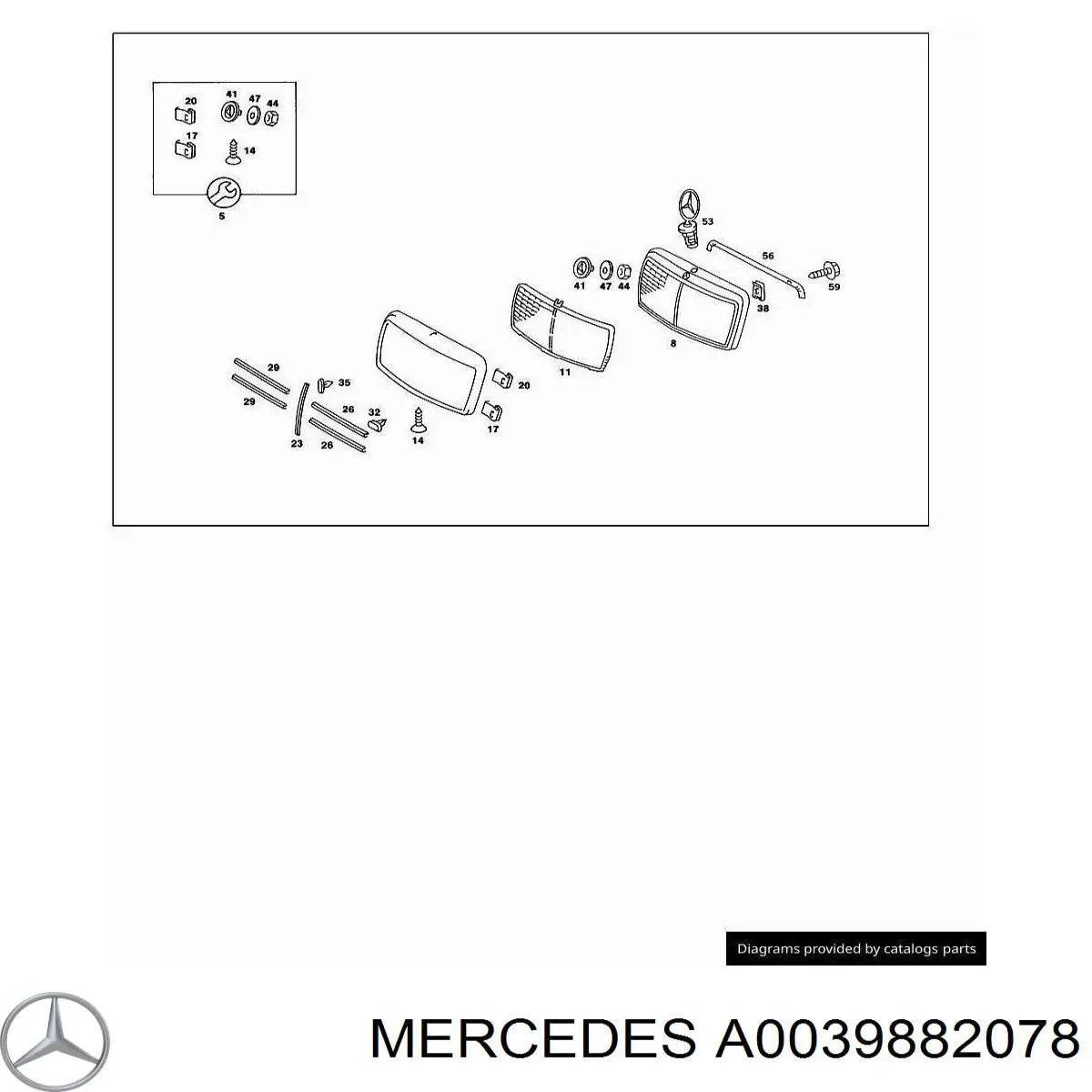 A0039882078 Mercedes 