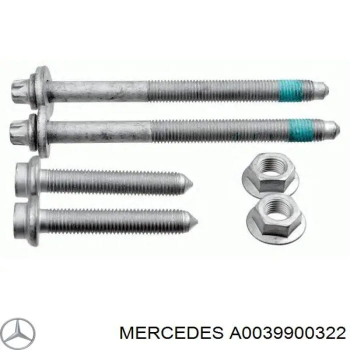 0039900322 Mercedes Parafuso de fixação do injetor