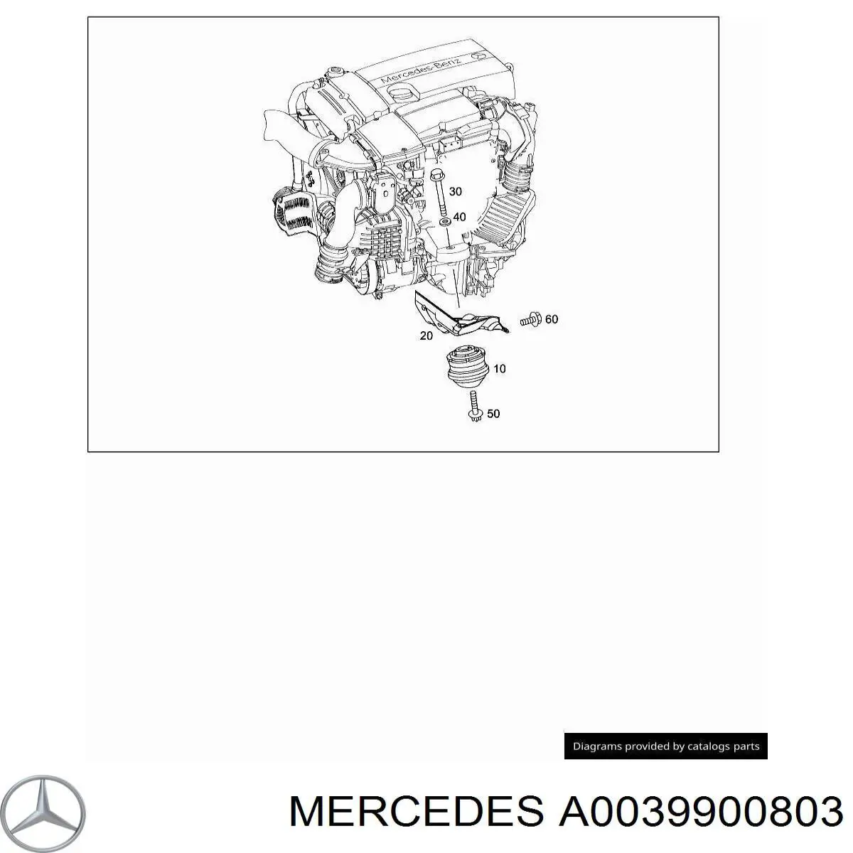 A0039900803 Mercedes 