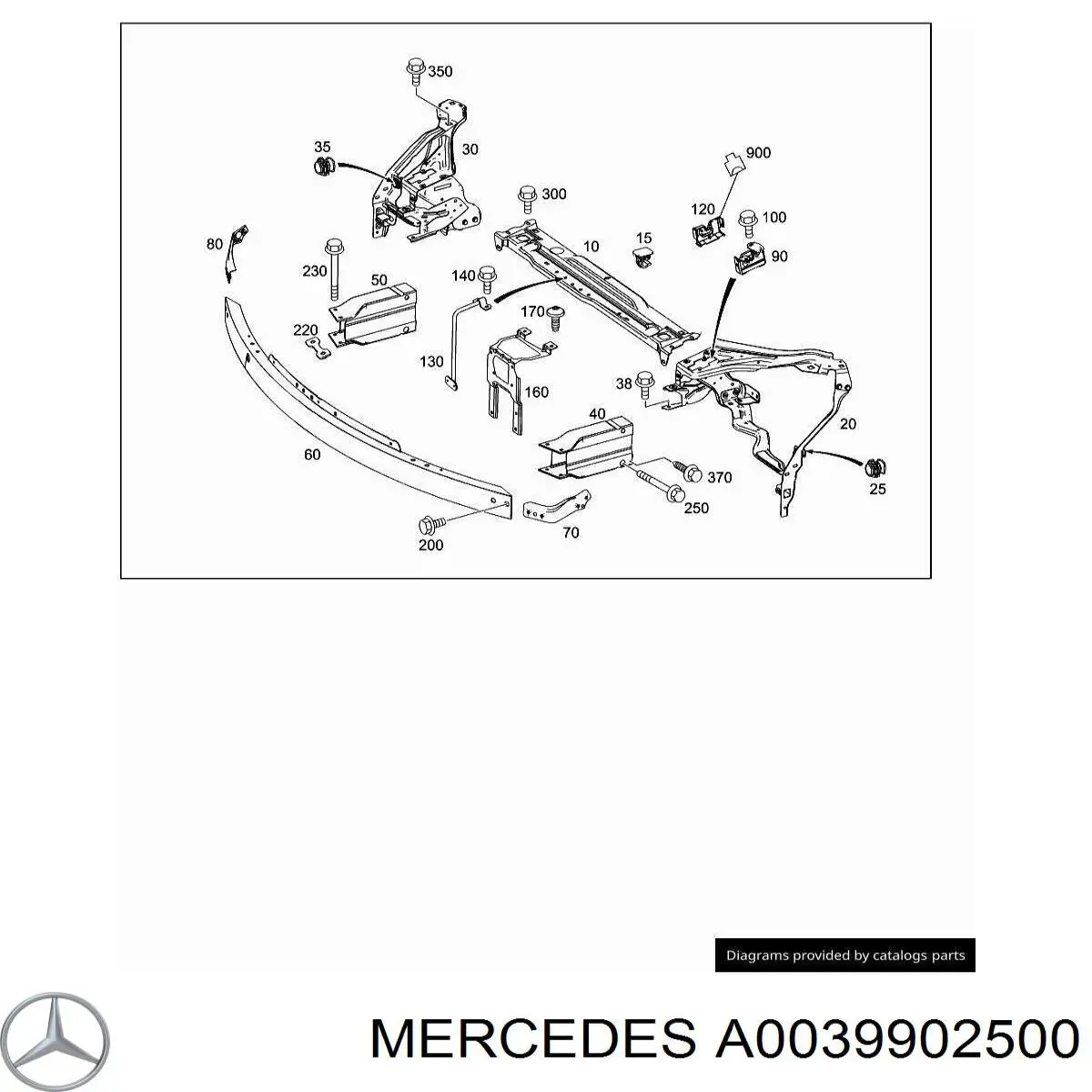 A0039902500 Mercedes 