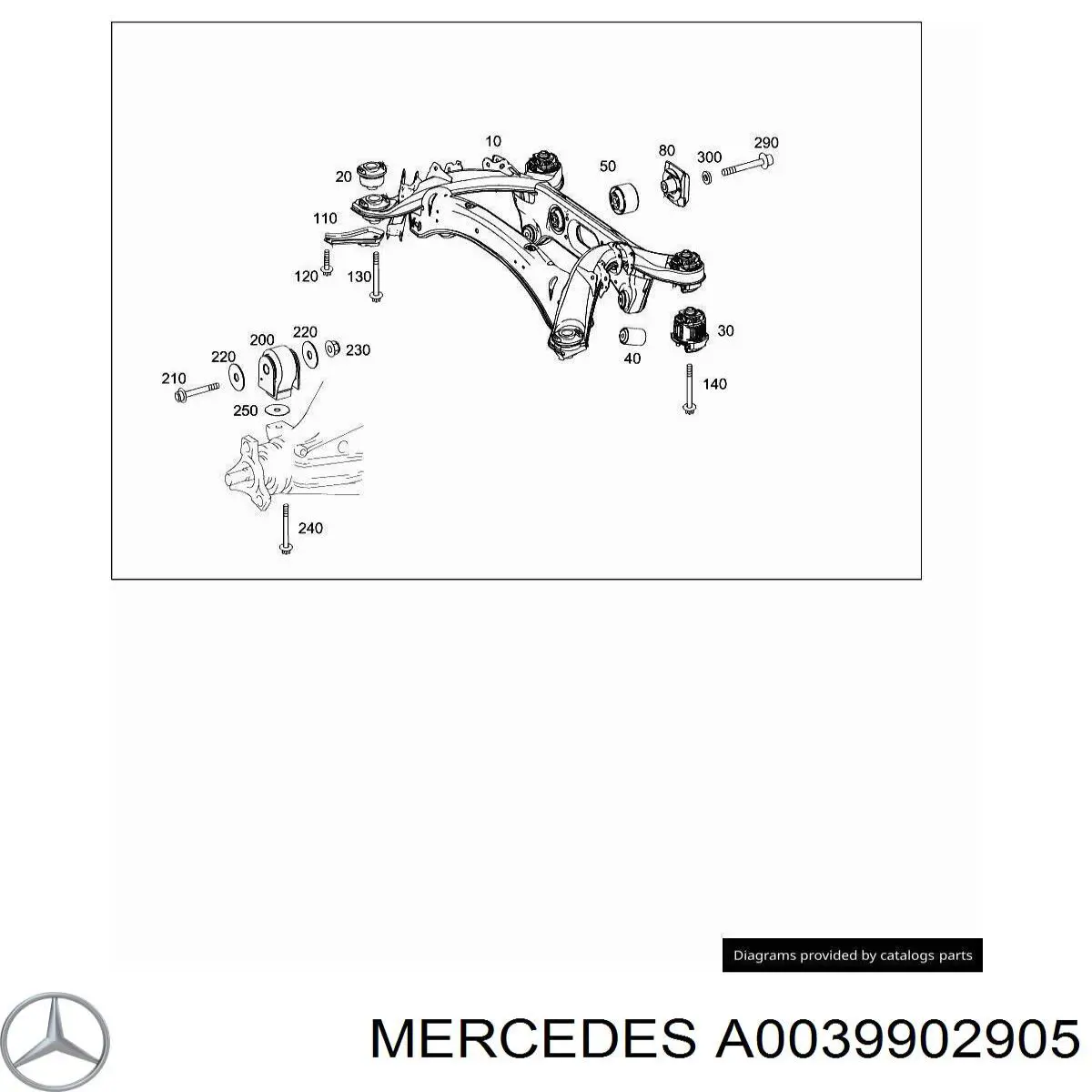 A0039902905 Mercedes 