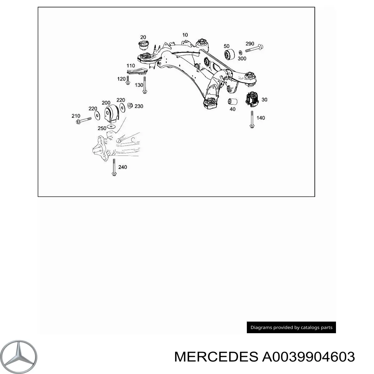 A0039904603 Mercedes 