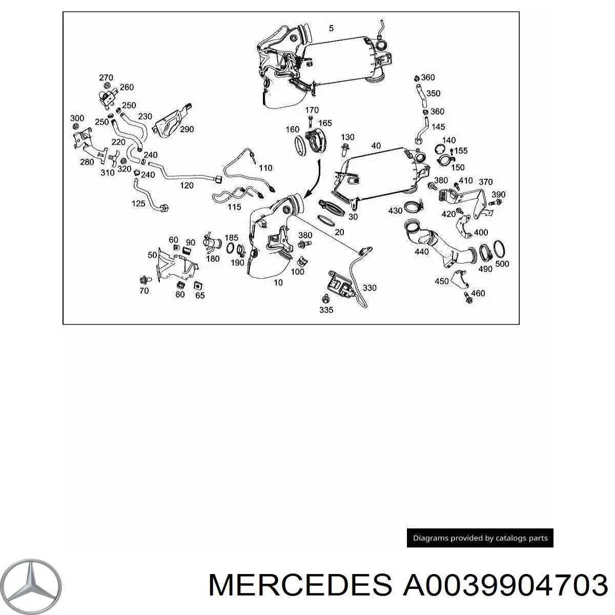 A0039904703 Mercedes 