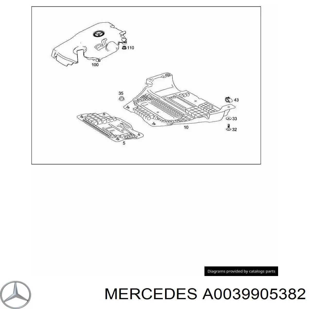 A0039905382 Mercedes 