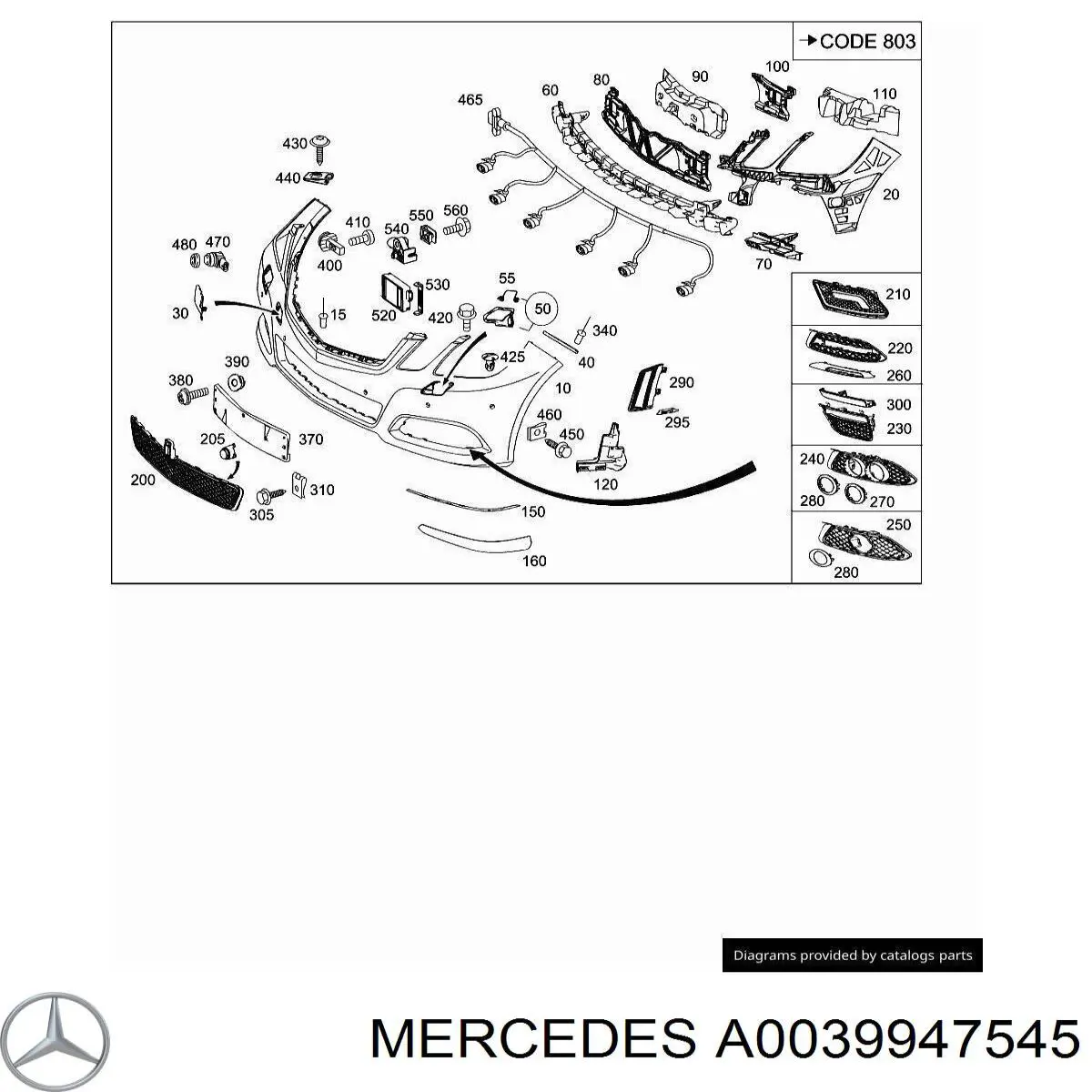  Mercedes A0039947545 preço, a partir de 3,83 USD