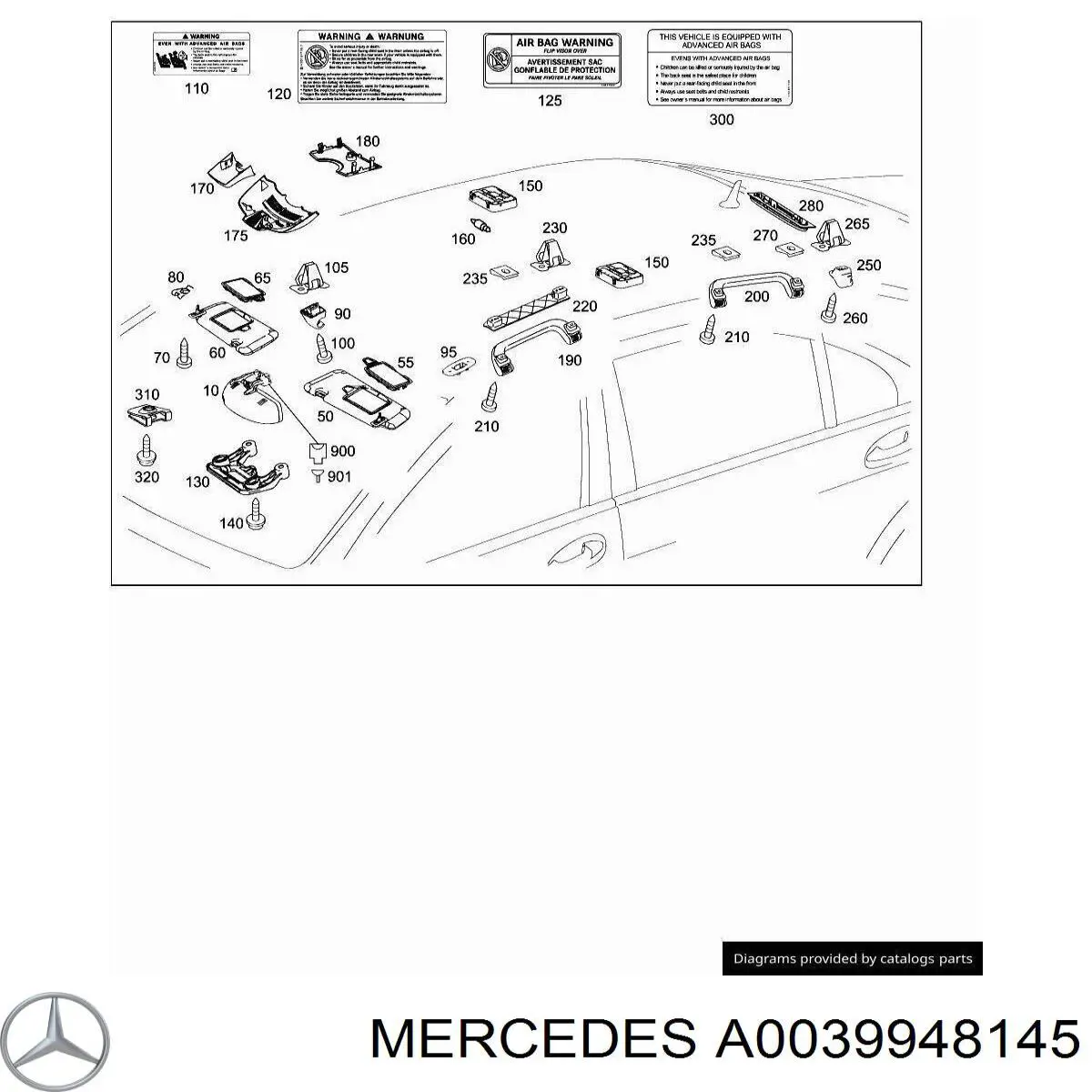  Mercedes A0039948145 preço, a partir de 0,32 USD