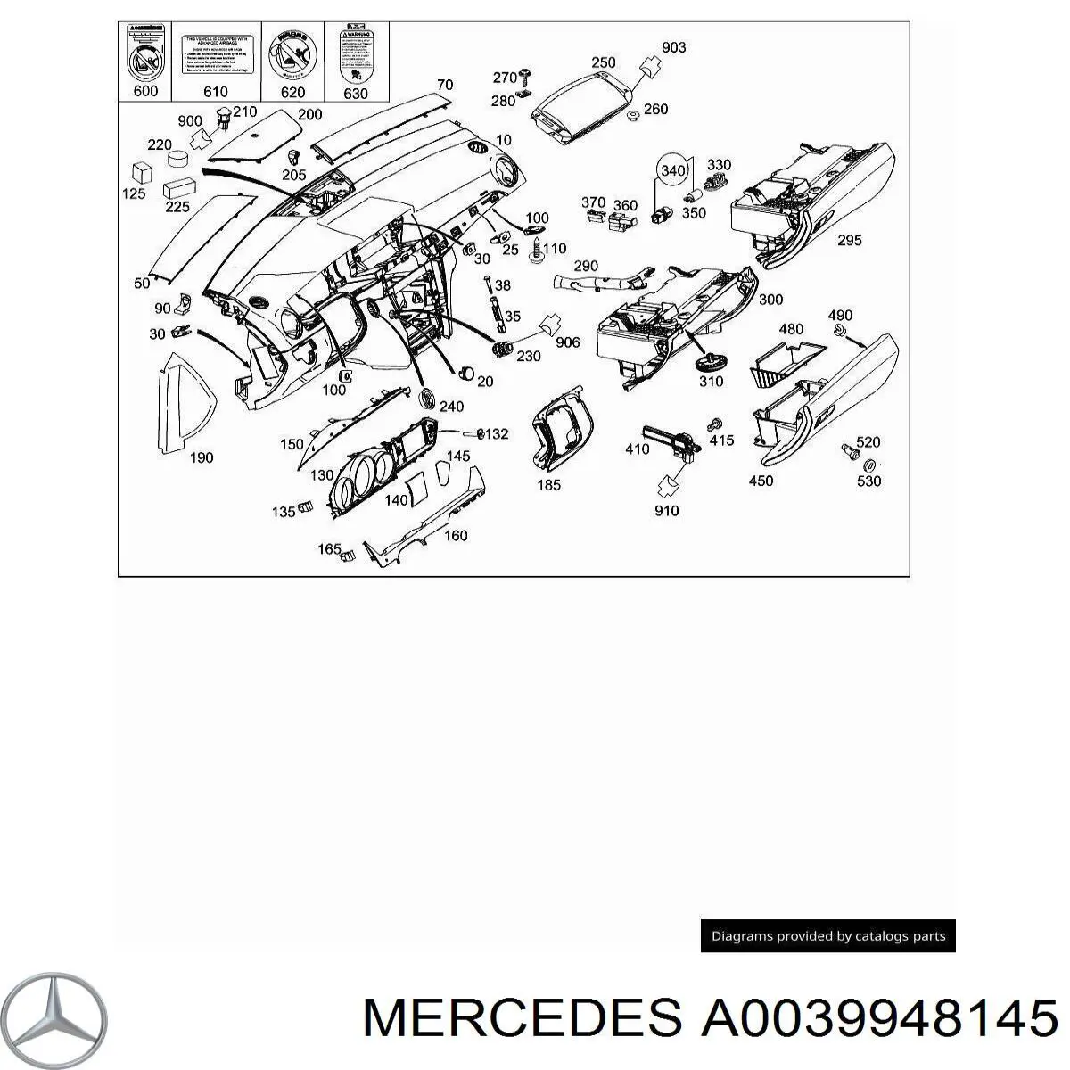 Compre A0039948145 Mercedes 