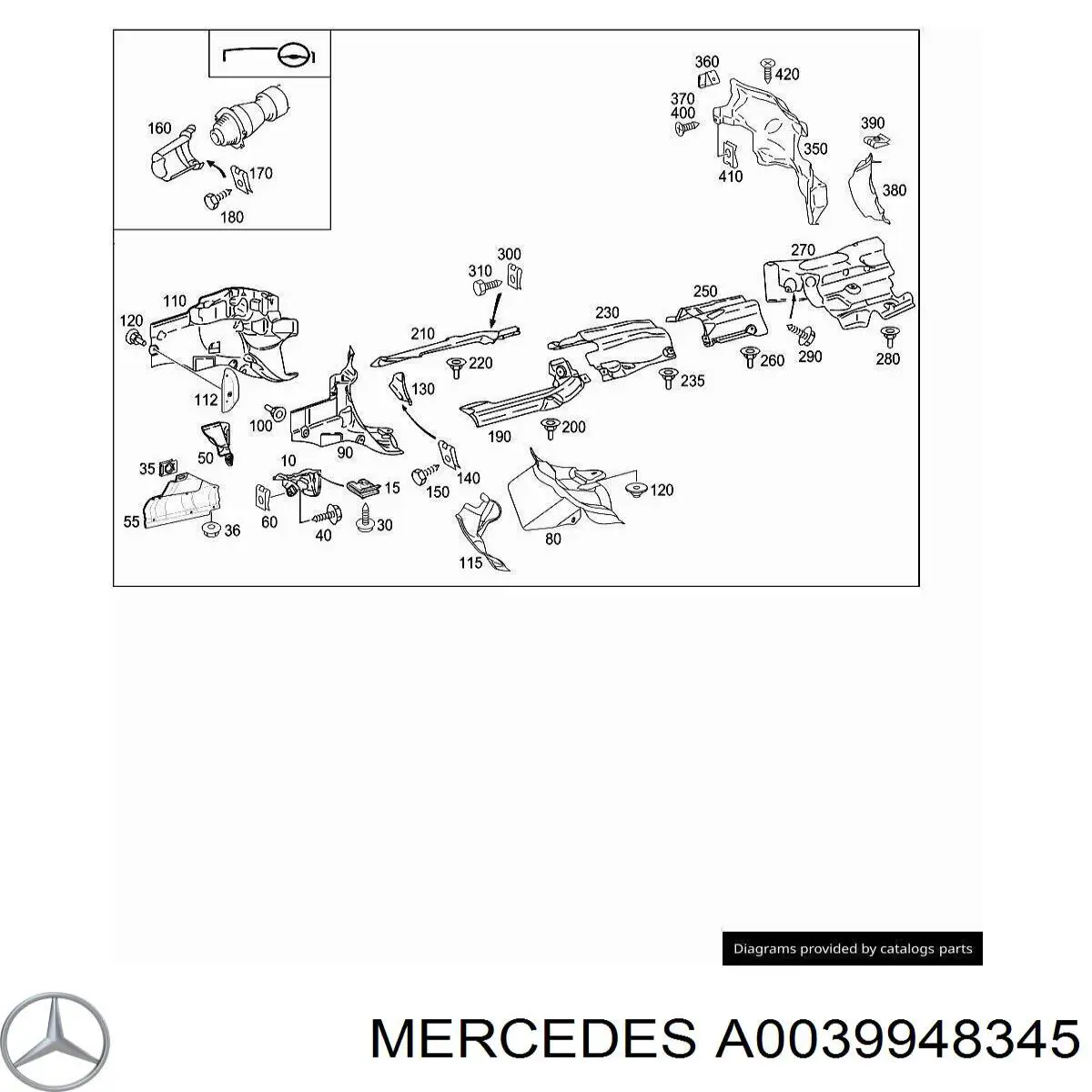  Mercedes A0039948345 preço, a partir de 1,95 USD