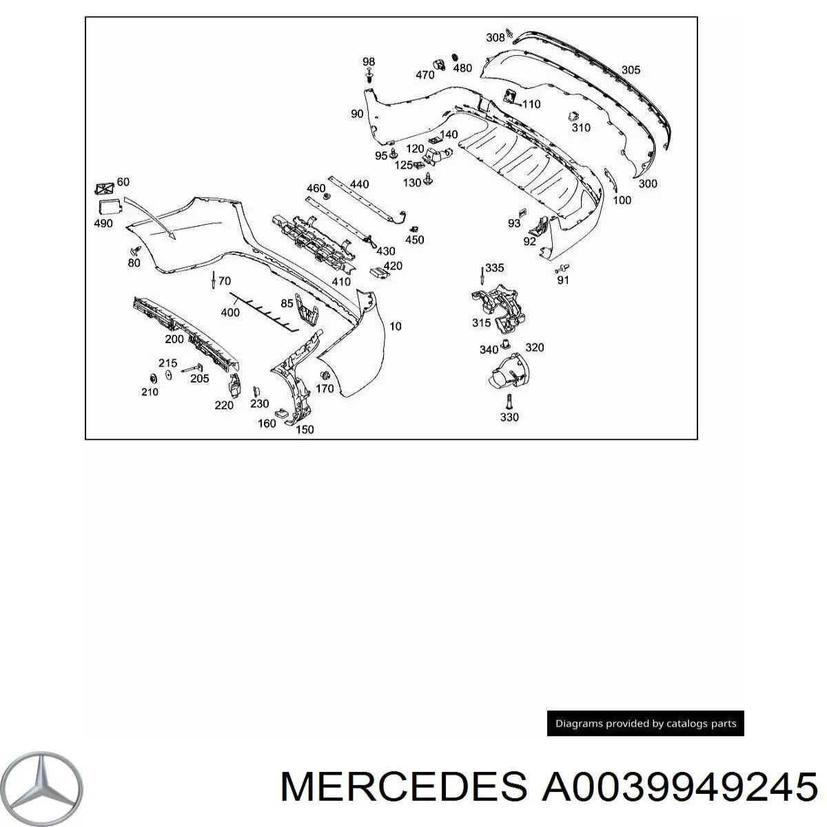 A0039949245 Mercedes 