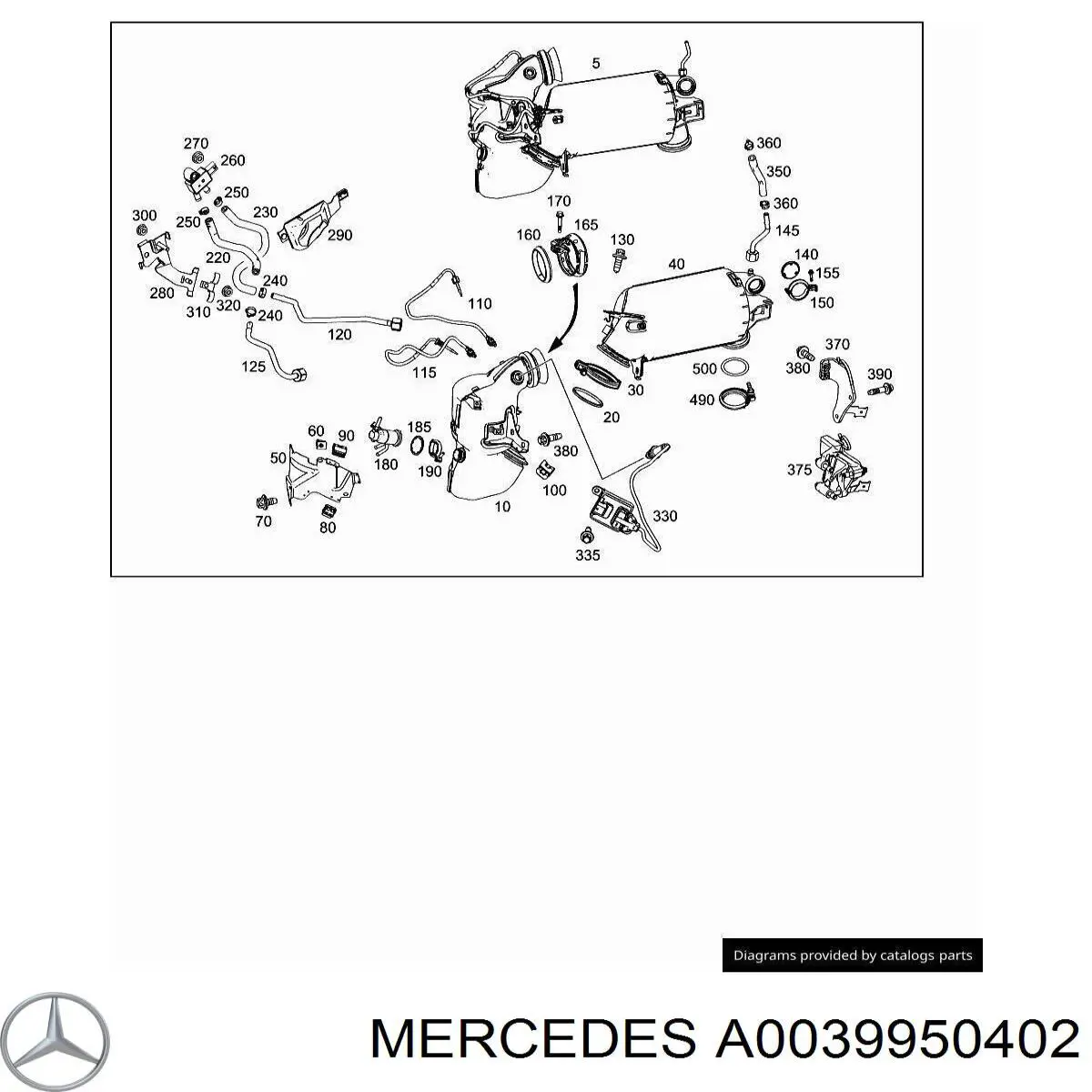 A0039950402 Mercedes 