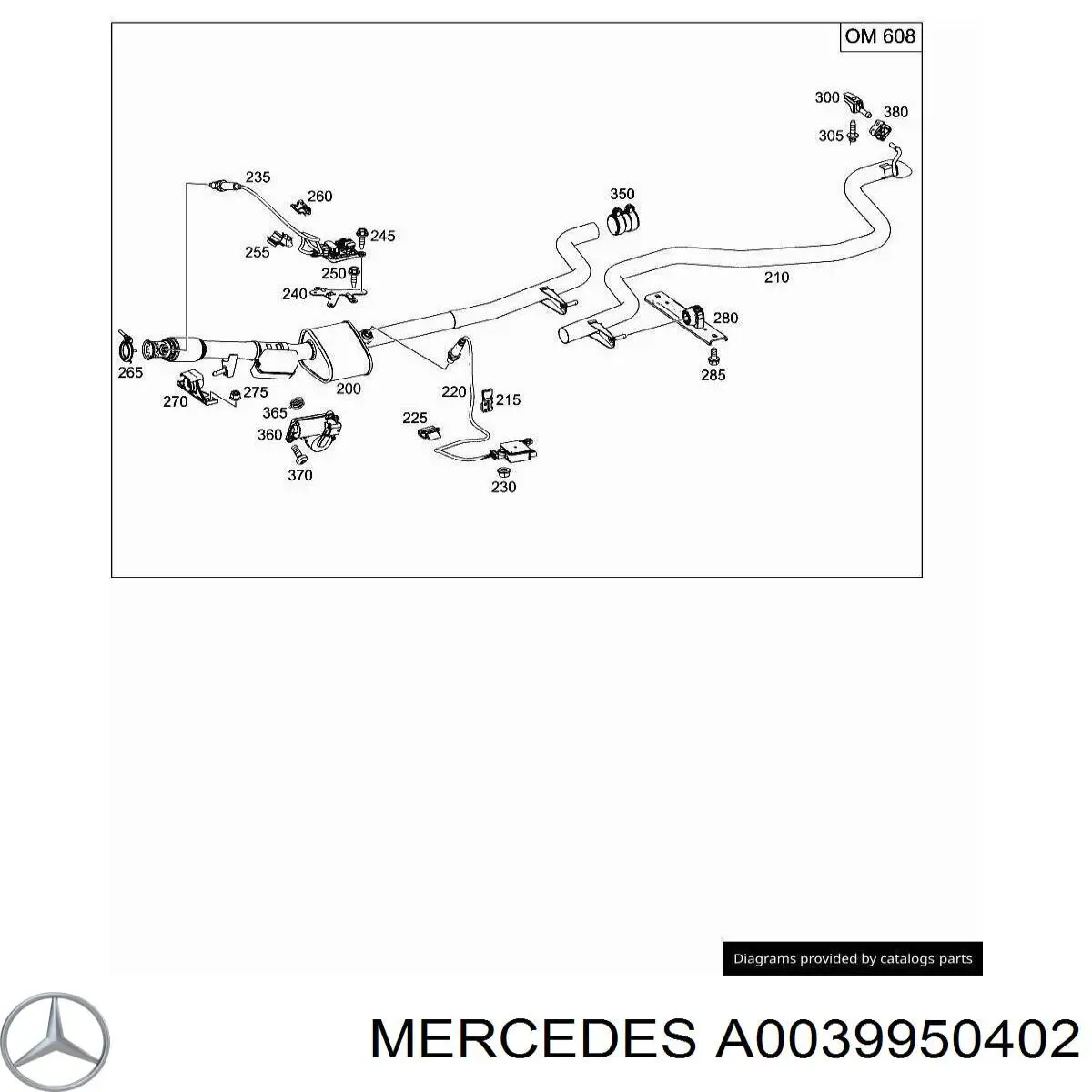  Mercedes A0039950402 preço, a partir de 43,67 USD